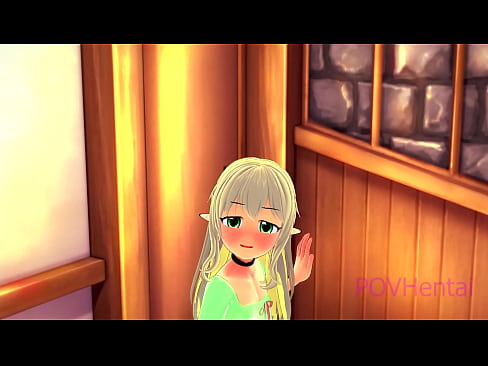 ❤️ (トラップ)エルフのメイドが顔を洗うのを手伝う 自家製ポルノ ❌️❤